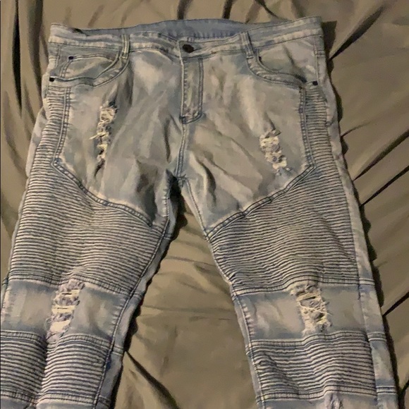 biker jeans size 40